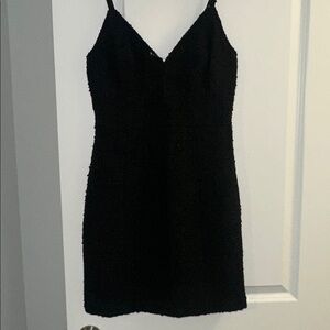 NWT Black Tweed Dress Abercrombie size Small Tall